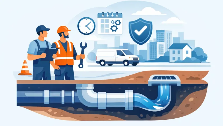 Drain Maintenance Contracts That Prevent Disruption