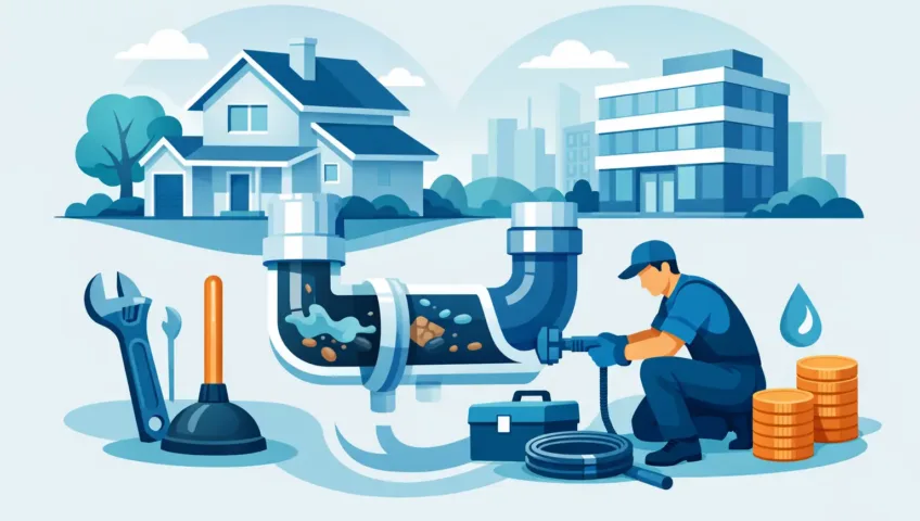 Drain Repair Cost for Homes and Businesses