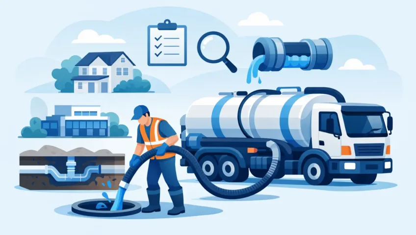 Drainage Tanker Services Near Me - What to Check
